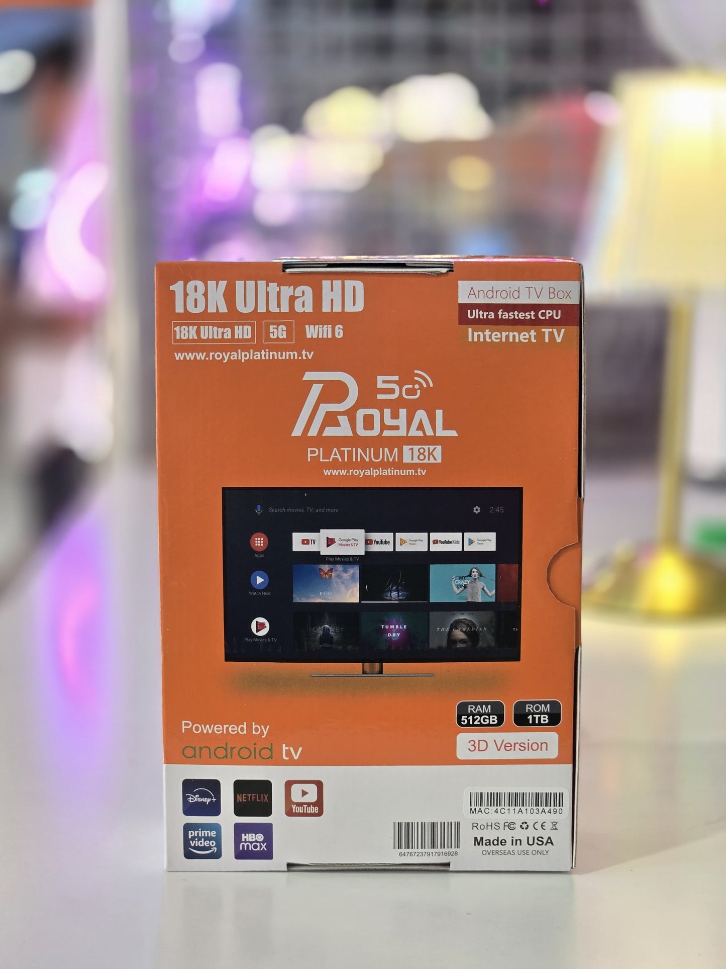 Royal Platinum Android Tv Box 2025 limited Eddition